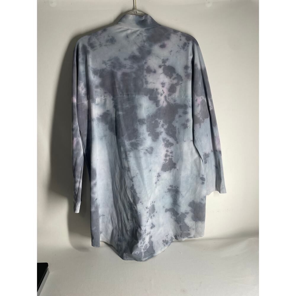 Aday Something Borrowing Shirt Snap Front Tie Dye… - image 7